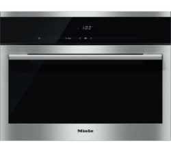 MIELE DG6100 Compact Steam Oven - Black & Steel